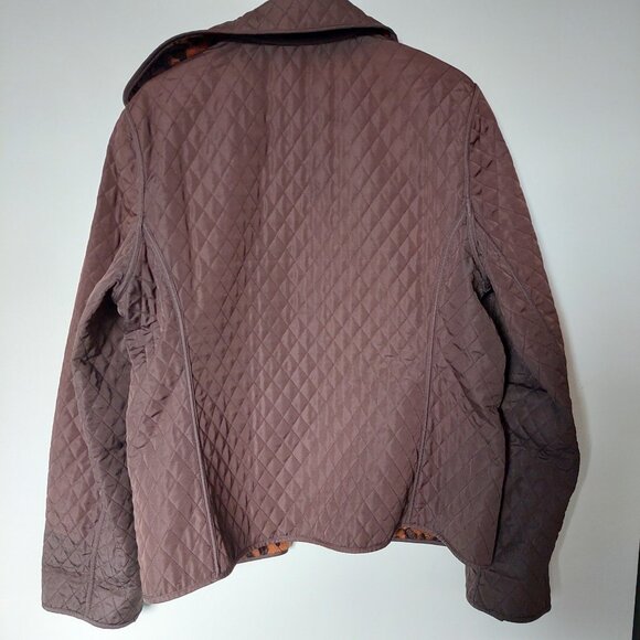 Novelti Brown Quilted Jacket, Women's XL - Picture 4 of 11
